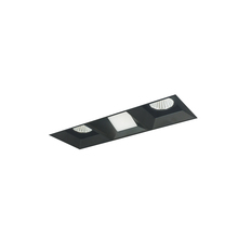 Nora NMIOTL-13-NF-FFW-50X-10-B - Iolite MLS 3-Head Trimless Reflector Kit, 5000K, 1000lm, Black Fixed Downlt./Wall Wash Trims