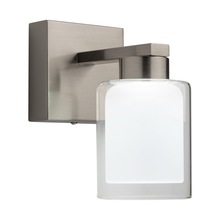 Artcraft AC7391BN - Saville Collection 1-Light Bathroom Sconce Brushed Nickel