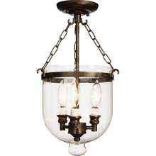Artcraft AC4623 - Apothecary Bronze Semi Flush