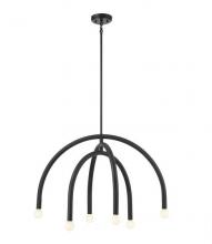 Savoy House M100115MBK - 6-Light Chandelier in Matte Black