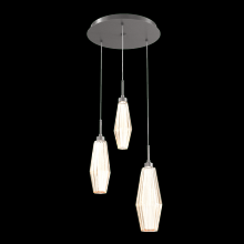 Hammerton CHB0049-03-GP-RA-C01-L3 - Aalto Round 3pc Multi-Pendant