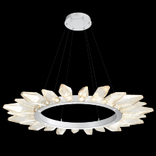 Hammerton CHB0050-56-CS-CA-CA1-L3 - Rock Crystal Radial Ring - 56