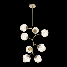 Hammerton CHB0086-VB-GB-GA-001-L3 - Luna 8pc Vine-Gilded Brass-Geo Inner