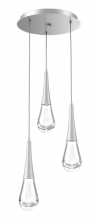 Hammerton CHB0078-03-CS-C-C01-L3 - Raindrop Round 3pc Multi-Pendant