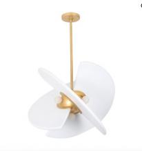 Kalco 522154BGLW - Rotary 24" Pendant