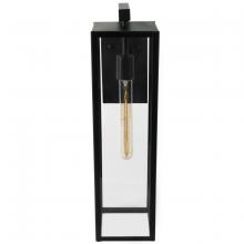 Norwell 1187-MB-CL - Capture Outdoor Wall Sconce - Matte Black