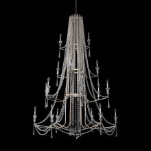 Varaluz 270C18TR - Barcelona 18-Lt Crystal Chandelier - Transcend Silver