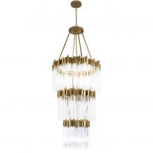 Varaluz 309C19HG - Matrix 18-Lt 3-Tier Chandelier - Havana Gold