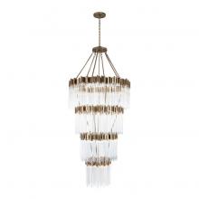 Varaluz 309C30HG - Matrix 30-Lt 4-Tier Chandelier - Havana Gold