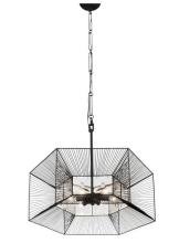 Varaluz 366P06CB - Arcade 6-Lt Pendant - Carbon