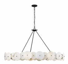 Varaluz 370C09MB - Cosmos 9-Lt   Chandelier - Matte Black