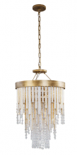 Varaluz 359C04HG - Lafayette 4-Lt Chandelier - Havana Gold