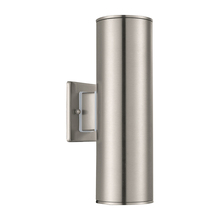 Eglo 200029A - 2 LT Outdoor Wall Light w/ Stainless Steel Finish