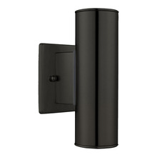 Eglo 200033A - 2 LT Up/Down Outdoor Wall Light w/ Matte Black Finish