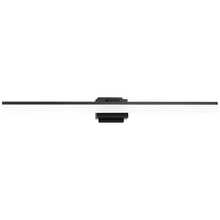 Eglo 205072A - 1 LT Integrated LED Bath/Vanity Light w/ Black Finish & Clear Acrylic Shade