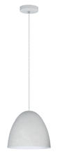 Eglo 94353A - 1 LT Pendant w/ Grey Finish & Grey Shade
