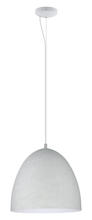 Eglo 94354A - 1 LT Pendant w/ Grey Finish & Grey Shade