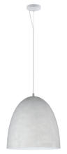 Eglo 94355A - 1 LT Pendant w/ Grey Finish & Grey Shade