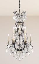 Schonbek 1870 3780-48 - Renaissance 10 Light 120V Chandelier in Antique Silver with Heritage Handcut Crystal