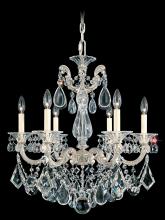 Schonbek 1870 5072-83 - La Scala 6 Light 120V Chandelier in Florentine Bronze with Heritage Handcut Crystal