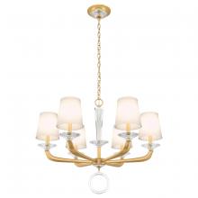 Schonbek 1870 MA1006N-22O - Emilea 6 Light 120V Chandelier in Heirloom Gold with Optic Crystal