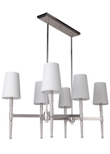 Craftmade 44626-PLN - 6 Light Chandelier