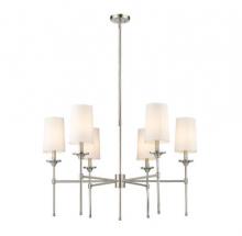 Z-Lite 3033-6BN - 6 Light Chandelier