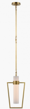 Visual Comfort & Co. Signature Collection S 5676HAB-WG - Presidio Petite Caged Pendant