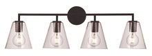 Trans Globe 22244 BK - 4LT VANITY INDUSTRIAL-BK