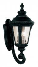 Trans Globe 5041 BK - 3 LT UP MED WALL BRACKET OUTD