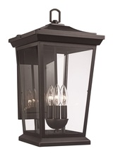 Trans Globe 50772 BK - 3LT OUTD WALL LANTERN TORCH LR