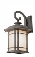 Trans Globe 5820 RT - 1LT WALL-SML-OUTD-LINEN GLASS