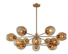 Trans Globe PND-2127 AG - 12LT PENDANT XIA CHAMPAGNE-AG