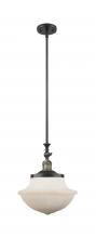 Innovations Lighting 206-BAB-G541 - Oxford - 1 Light - 12 inch - Black Antique Brass - Stem Hung - Adjustable Mini Pendant