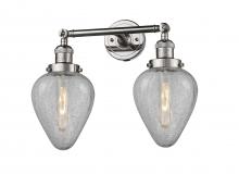 Innovations Lighting 208-PN-G165 - Geneseo - 2 Light - 17 inch - Polished Nickel - Adjustable Bath Vanity Light