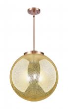 Innovations Lighting 221-3S-AC-G208-16 - Beacon - 3 Light - 16 inch - Antique Copper - Cord hung - Pendant