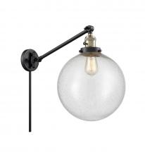 Innovations Lighting 237-BAB-G204-12 - Beacon - 1 Light - 12 inch - Black Antique Brass -Adjustable Swing Arm