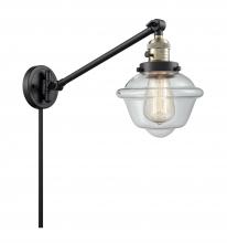 Innovations Lighting 237-BAB-G532-LED - Oxford - 1 Light - 8 inch - Black Antique Brass -Adjustable Swing Arm