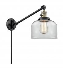 Innovations Lighting 237-BAB-G72 - Bell - 1 Light - 8 inch - Black Antique Brass -Adjustable Swing Arm