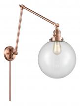 Innovations Lighting 238-AC-G202-10 - Beacon - 1 Light - 10 inch - Antique Copper - Swing Arm