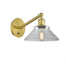 Innovations Lighting 317-1W-SG-G132 - Orwell - 1 Light - 8 inch - Satin Gold - Adjustable Sconce