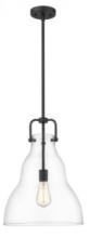 Innovations Lighting 494-1S-BK-G592-14 - Haverhill - 1 Light - 14 inch - Matte Black - Stem hung - Pendant
