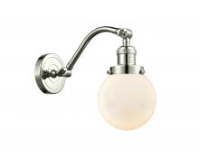 Innovations Lighting 515-1W-PN-G201-6 - Beacon - 1 Light - 6 inch - Polished Nickel - Adjustable Sconce