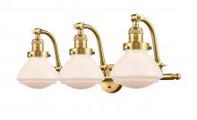 Innovations Lighting 515-3W-SG-G321 - Olean - 3 Light - 29 inch - Satin Gold - Adjustable Bath Vanity Light