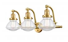 Innovations Lighting 515-3W-SG-G322 - Olean - 3 Light - 29 inch - Satin Gold - Adjustable Bath Vanity Light