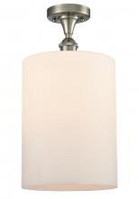 Innovations Lighting 516-1C-SN-G111-L-LED - Cobbleskill - 1 Light - 9 inch - Brushed Satin Nickel - Semi-Flush Mount