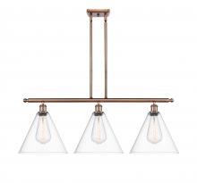 Innovations Lighting 516-3I-AC-GBC-122 - Berkshire - 3 Light - 39 inch - Antique Copper - Cord hung - Island Light