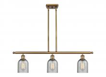 Innovations Lighting 516-3I-BB-G257 - Caledonia - 3 Light - 36 inch - Brushed Brass - Cord hung - Island Light
