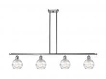 Innovations Lighting 516-4I-SN-G1213-6 - Athens Deco Swirl - 4 Light - 48 inch - Brushed Satin Nickel - Cord hung - Island Light