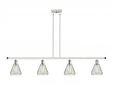 Innovations Lighting 516-4I-WPC-G275 - Conesus - 4 Light - 48 inch - White Polished Chrome - Cord hung - Island Light